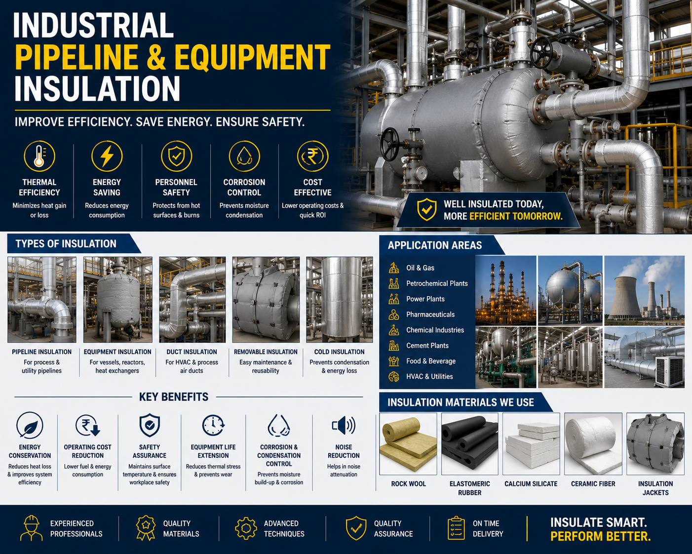 Industrial Pipeline & Equipment Insulation
